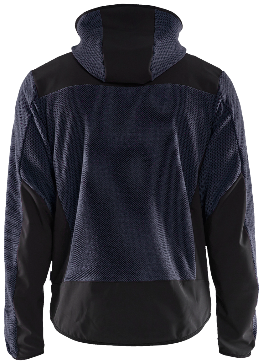 JACKA STICKAD SOFTSHELL 5940 2537 M MARINBLÅ/SVART L