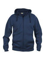 Basic Hoody FZ Herr Mörk Marin XS