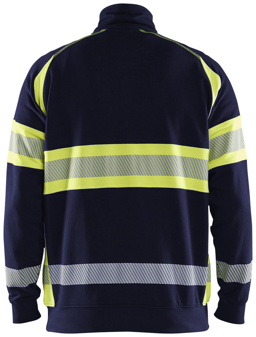 TRÖJA 35531158 XL MARIN BLÅ/VARSELGUL BLÅKLÄDER