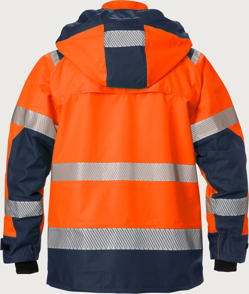 SKALJACKA VARSEL 4515 GTT VARSELORANGE/MARINBLÅ STL XS