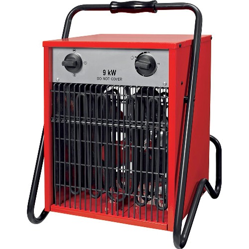 Värmefläkt 9000W 400V 0/fläkt/4500/9000W