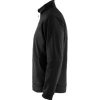 Sweatshirt Full Zip Svart/Mörkgrå 3XL