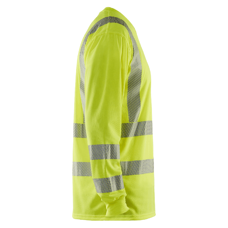 UV-skyddad långärmad varsel-T-shirt Varselgul XXXL