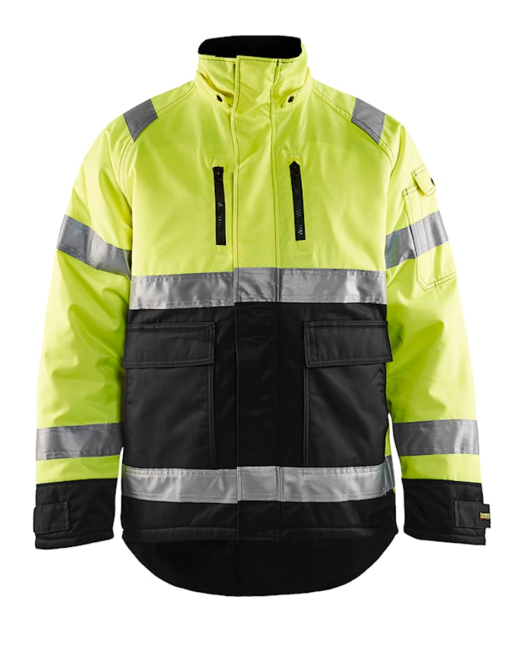 Vinterjacka varsel Gul/Svart M 70% polyester 30% cotton, 230 