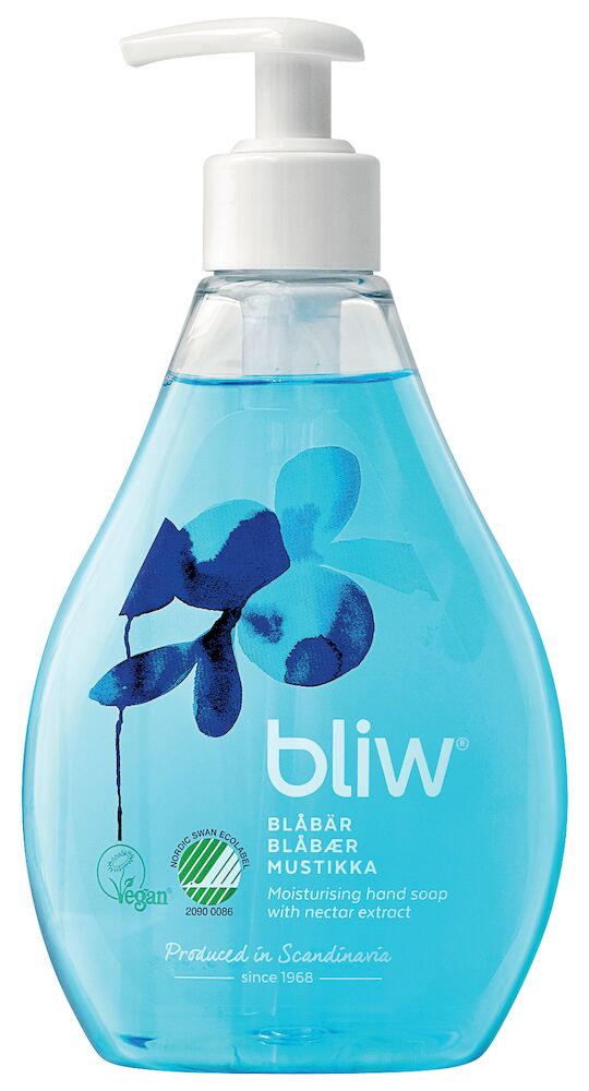 TVÅL BLÅBÄR PUMP 300ML  B LIW