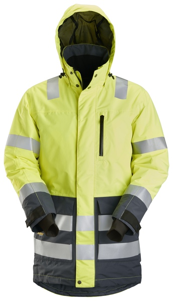 Parkas fodrad WP KL3 Varselgul  Stl: L