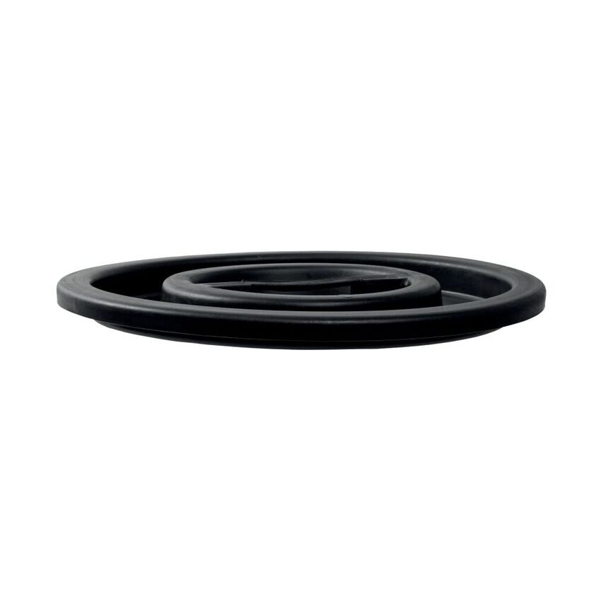 Lock till tunna svart 75L Nordiska plast