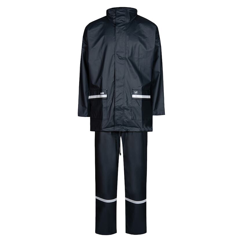 REGNSET LR1389-07 SVART M PU 170 G/M2