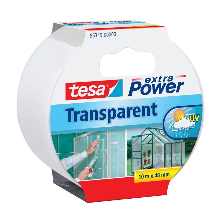 Reparationstejp transparent 48mmx10m Tesa