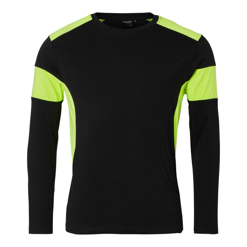 T-shirt 212 l.ä svart/gul XS