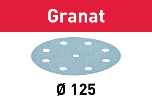 SLIPPAPPERSRONDELL STF GRANAT 125MM /90 K80 50ST