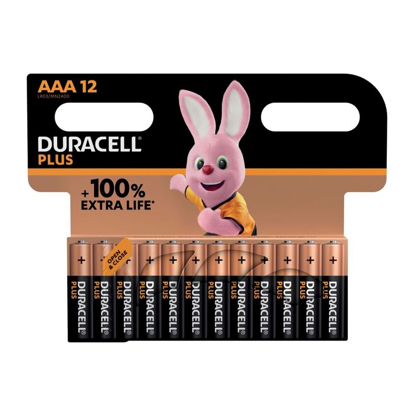 BATTERI PLUS POWER AAA 12 PK