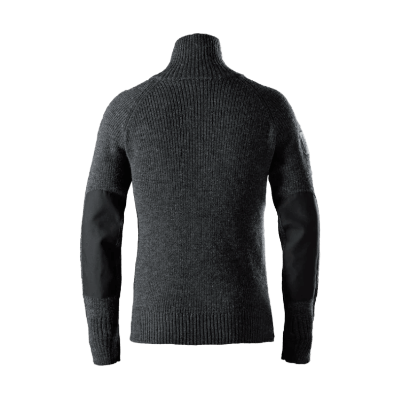 Tröja 1/2 Zip, Ull Anthracite  M Stl: S