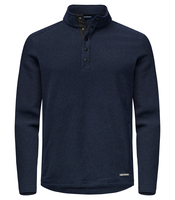 Hunts Point Fleece Men Dark Na vy S