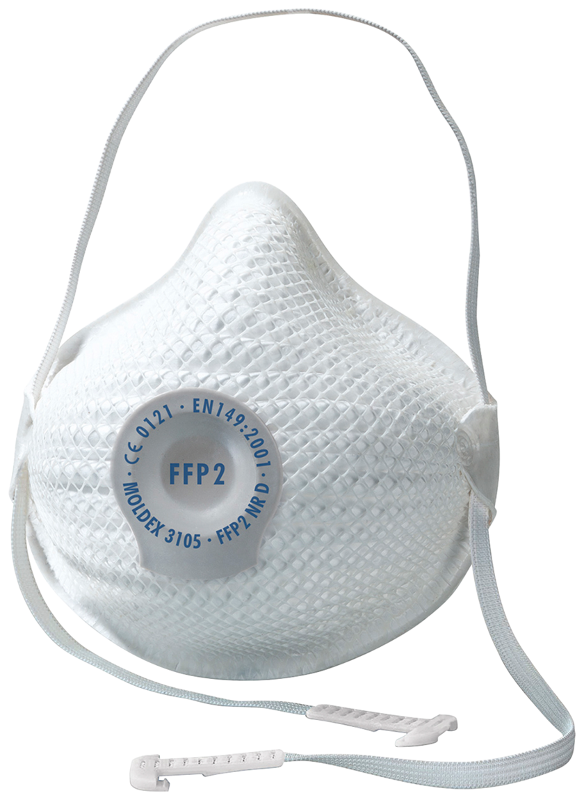 FILT HALVMASK MOLDEX 10P 3105 FFP2 NR D-V   M/L