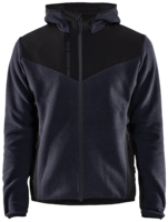 JACKA STICKAD 59402536 XS MARIN/SVART