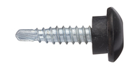 Fasadskruv ö-lapp 4,8x23mm svart utv. 100p VSB