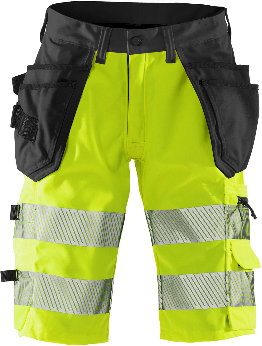 SHORTS VARSEL KL 2 2509 PLU VARSELGUL/SVART STL C50
