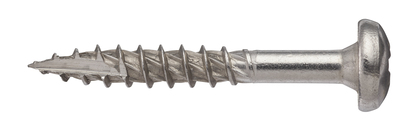 Rännkrokskruv A2 jetting 4,8x25mm 100p VSB
