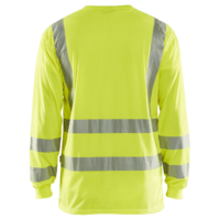 UV-skyddad långärmad varsel-T-shirt Varselgul XXXL