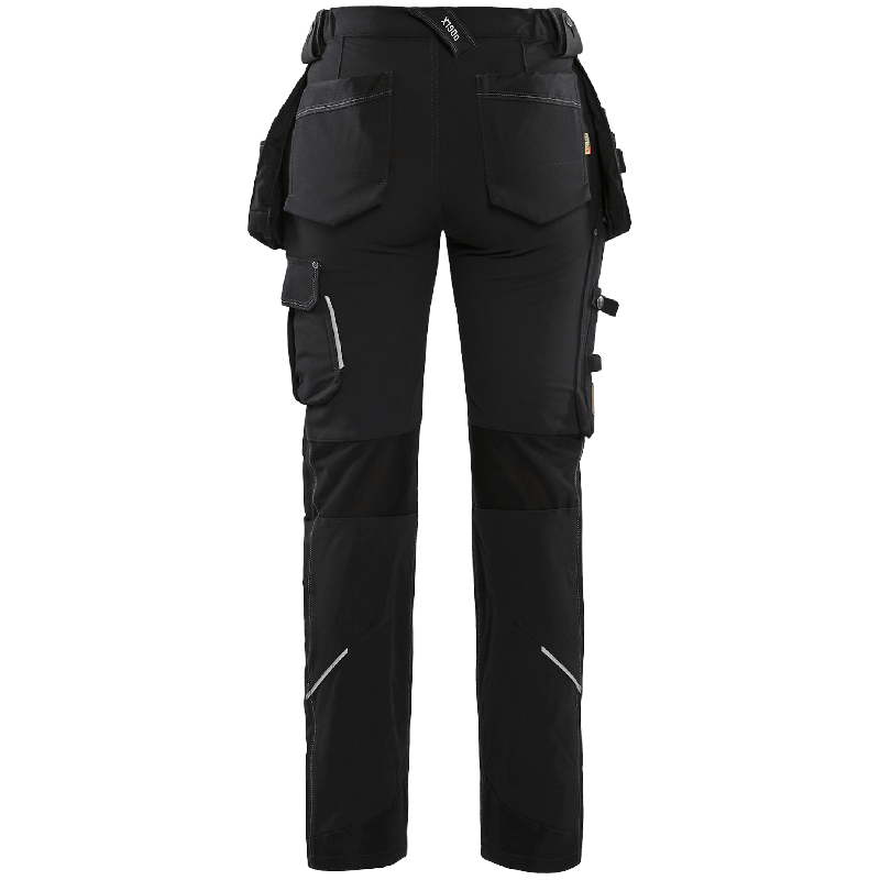 Hantverksbyxa 4-vägsstretch X1900 Dam Svart D20