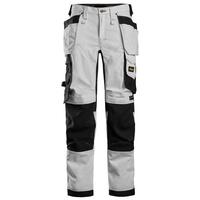Arbetsbyxa Dam HF AW Vit/Svart Stl: 034