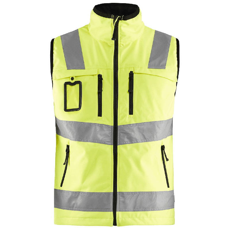 Hi-Vis Softshellväst Varselgul XL