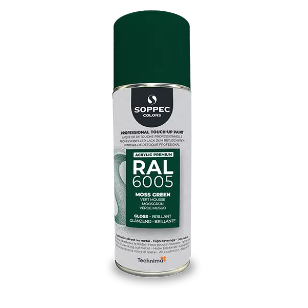 Industrial top coat Akryl RAL  6005 mossgrön 400 ml