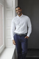 Skjorta 4XL vit Belfair Oxford Man Cutter & Buck
