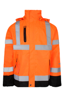 FOX Arbetsjacka 3XL Hi-Viz ora Hi-Viz Orange/Svart 3XL