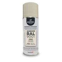 Industrial top coat Akryl RAL  9001 creamvit 400 ml